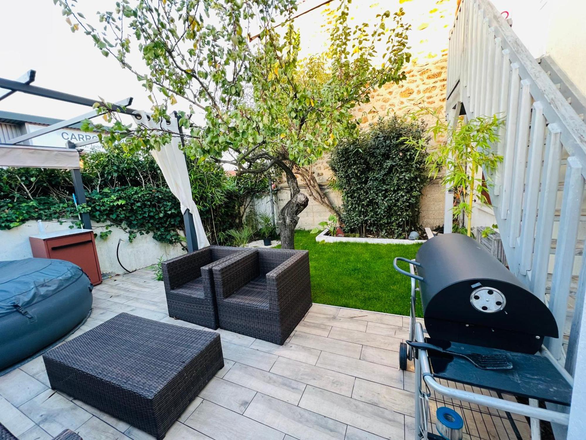 Superbe Appartement Avec Jardin Et Parking Prive Ris-Orangis Luaran gambar