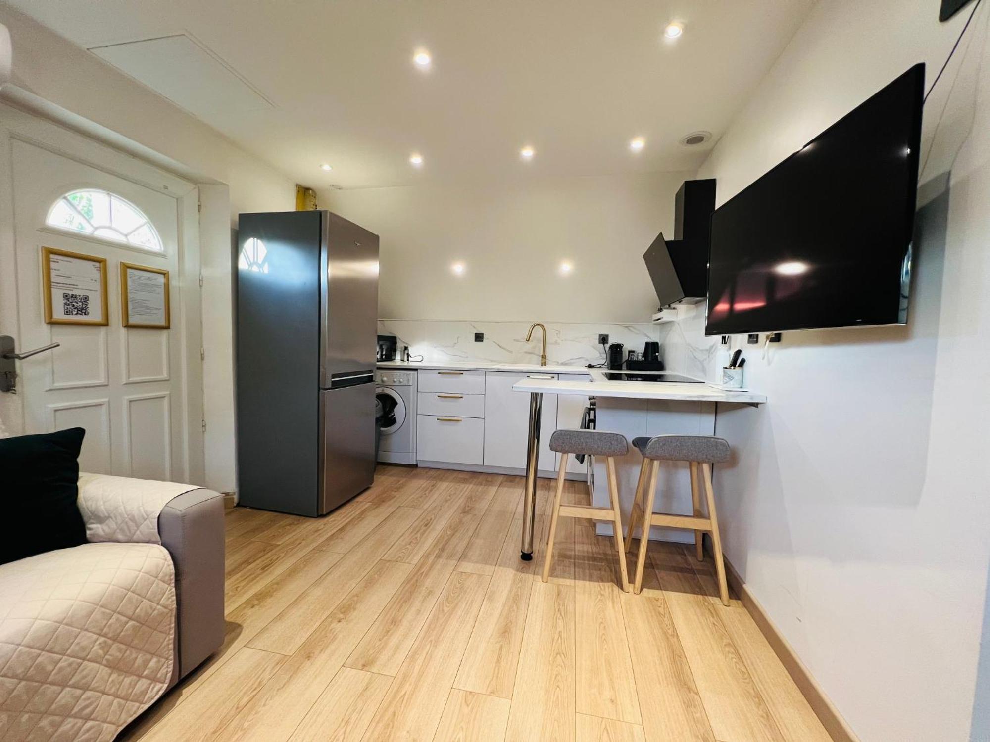 Superbe Appartement Avec Jardin Et Parking Prive Ris-Orangis Luaran gambar